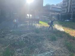 八德割草-噴除草劑