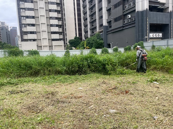 桃園割草