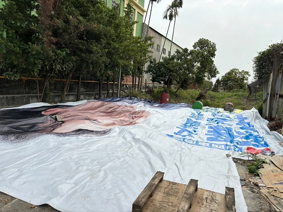 彰化北斗除草清運帆布鋪設
